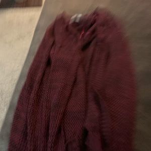 Burgundy cardigan